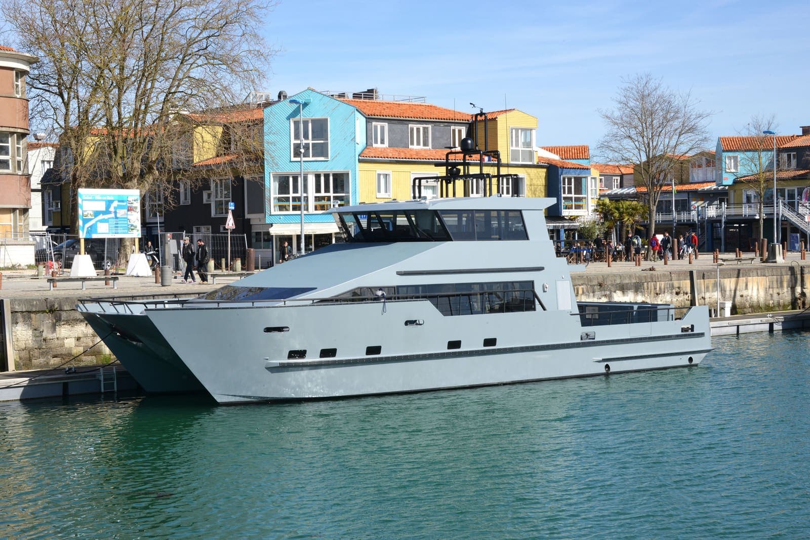 Desert Rose — Expedition-style power catamaran moored in La Rochelle